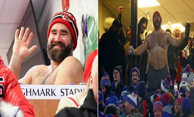 Controversy; picture, passion and time....Jason Kelce termed drunk and shameless by a twitter user as it sparks reactions online
