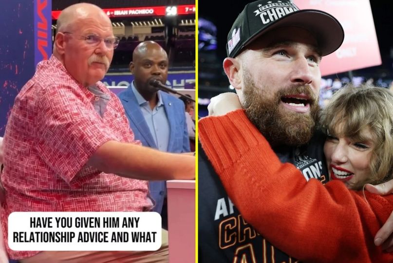Andy Reid’s heartwarming six-word relationship advice to Travis Kelce and Taylor Swift has NFL fans all saying the same thing...