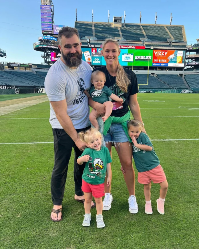 Jason Kelce's Wife Kylie Offers Insight Into Family's Holiday Plans: 'Football Kind of Throws a Wrench in Things'