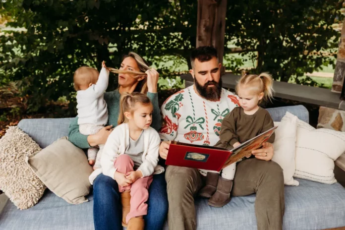 Kylie Kelce Reveals What She Loves About Jason Kelce as a Dad of three beaufitul angels