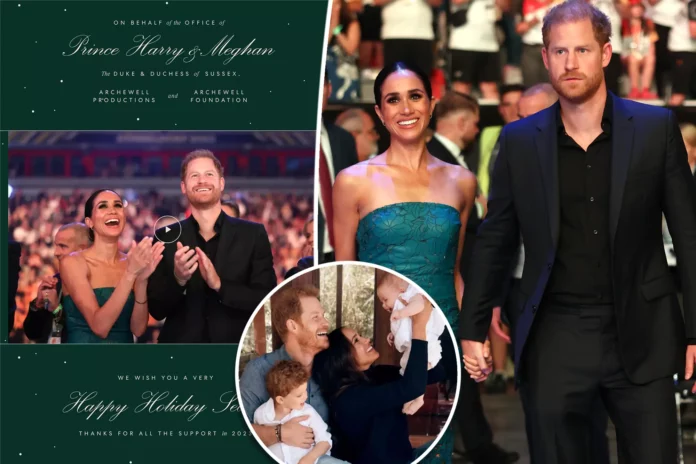 Meghan and Harry share festive Christmas card; 5compelling reason they miss out on showing Archie and Lilibet