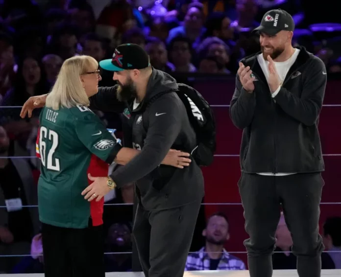 Travis Kelce and Jason Kelce Had a Comical Conversation About Their Mom Being Challenged to a Fight