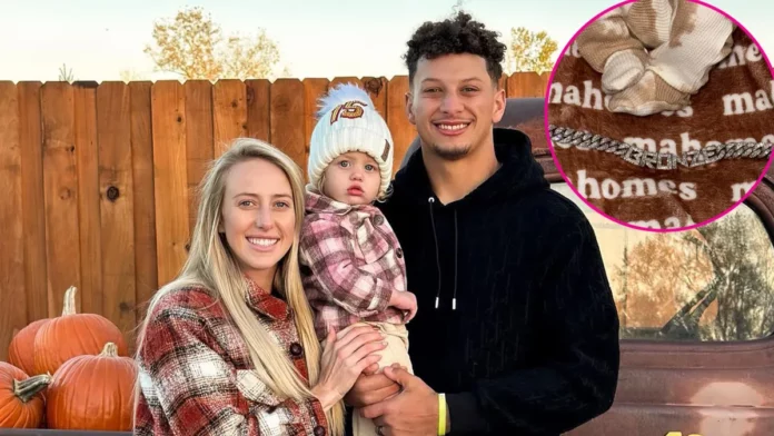 patrick mahomes son bronze has fun with new toy in an adorable clip shared by brittany