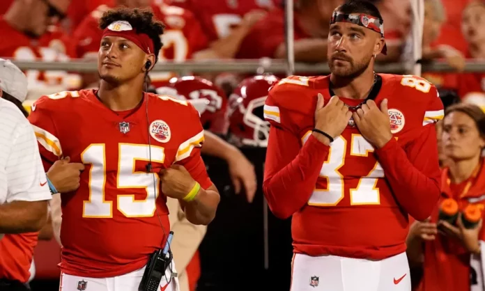 Chiefs tight end Travis Kelce’s offered quarterback Patrick Mahomes a personal support message following Chief's Loss to Packers