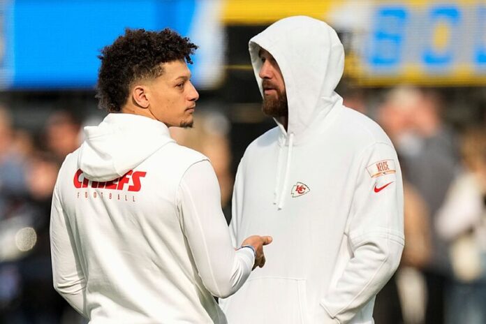 Patrick Mahomes revealed how he tried to 'force' Travis Kelce to play vs Chargers to hit 1k yards