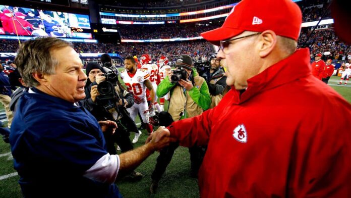 Multiple talking heads believe Andy Reid will retire and Bill Belichick will be the Chiefs head coach next year