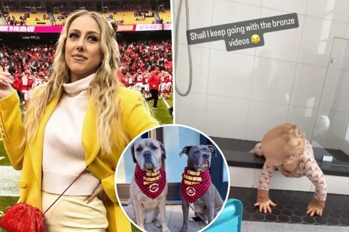 Brittany Mahomes reveals she has a shower specifically for her dogs in palatial Kansas City estate