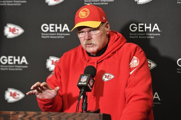 Coach Andy Reid shut down retirement rumors when asked about it by reporters before the Chiefs' wild card weekend victory, according to Arrowhead Report's Jordan Foote. “I haven't even thought about that,” Reid said.