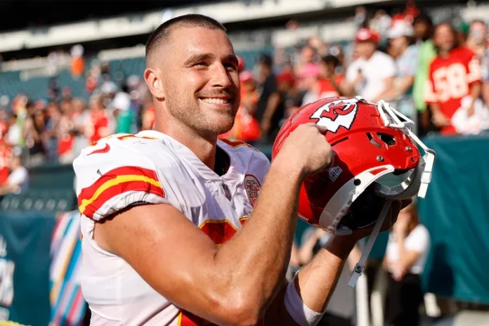 Travis Kelce and the Kansas City Chiefs Celebrate Their AFC West Division Title in Fun Locker Room Pics