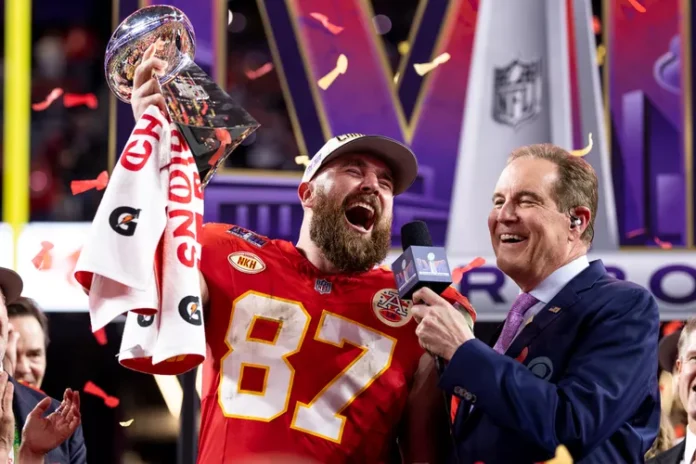 Travis Kelce Says He Feels Like a ‘Trainwreck’ After Winning and Celebrating 2024 Super Bowl