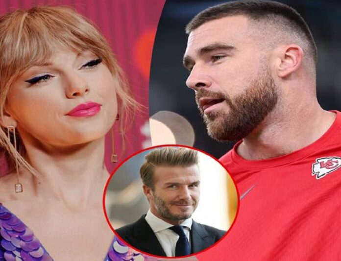 David Beckham offered advice to Taylor Swift and Travis Kelce.