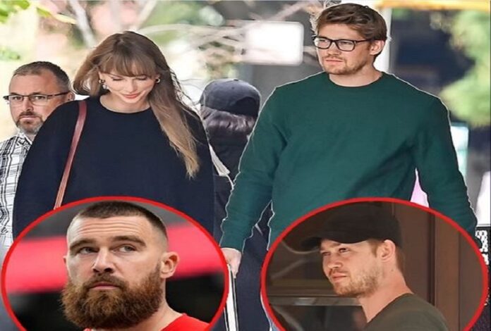 Taylor Swift's ex was seen on a rare outing in LA. Travis Kelce's reaction is...