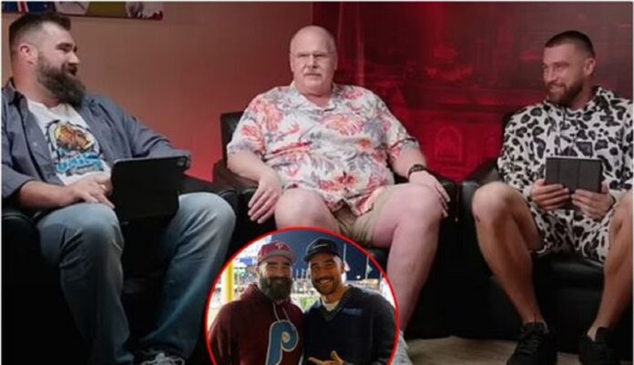 Watch: How ‘Uncle’ Andy Reid became part of the Kelce family: legendary coach took a chance on ‘cocky’ Travis after working with Jason… and put both brothers on the road to Super Bowl glory