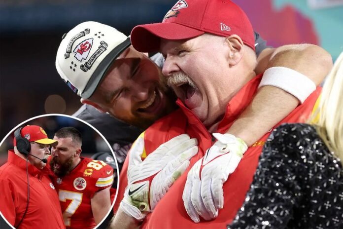 Breaking: After A Lots Of Messages, Travis Kelce Made A Remorse Words “I’m Sorry Coach for acting that way”, ‘TRAVIS KELCE’ Apologize to Coach ANDY RIED and FANS for disrespecting Coach at the super Bowl…