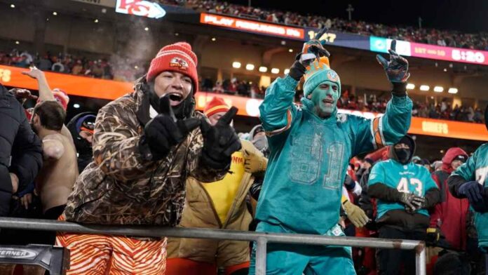Some fans at frigid Chiefs playoff game underwent amputations, hospital confirms