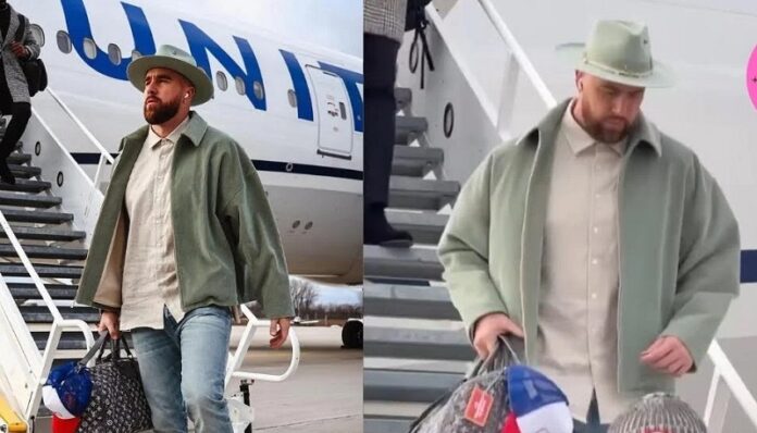 Travis Kelce, the renowned Kansas City Chiefs tight end, made headlines once again as he arrived in Singapore in grand style to support his girlfriend Taylor