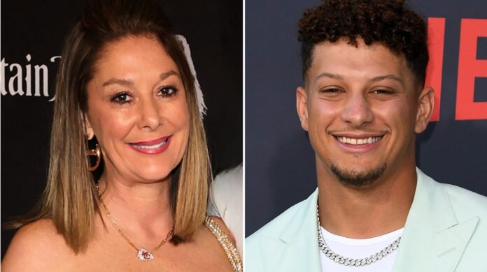 Randi Mahomes, mother of Kansas City Chiefs quarterback Patrick Mahomes, reveal the truth behind rumors of her remarrying after she was spotted wearing a “Bride” tiara in a picture