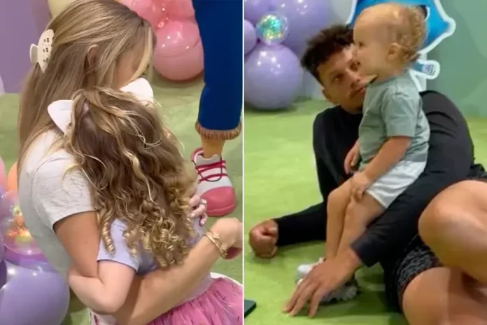 Patrick Mahomes shares out a beautiful moments with him family Dollhouse party at their home -----see photos.